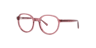 Marley Milky Purple AcetateEyeglass Frames for Glasses Direct, Angle View