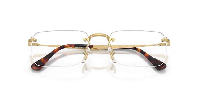 PO1030V Gold MetalEyeglass Frames for Glasses Direct, Closed View