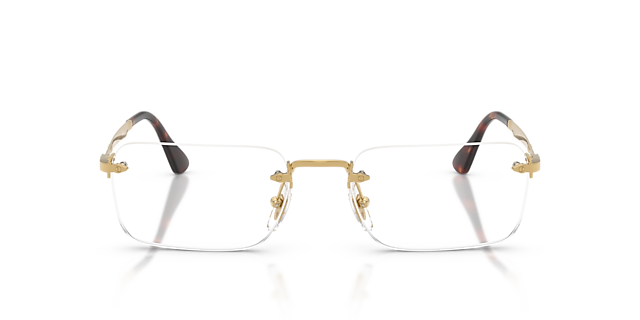 PO1030V Gold MetalEyeglass Frames for Glasses Direct, Front View