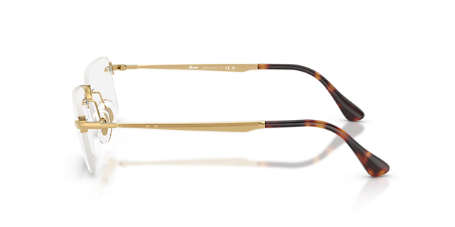 PO1030V Gold MetalEyeglass Frames for Glasses Direct, Side View