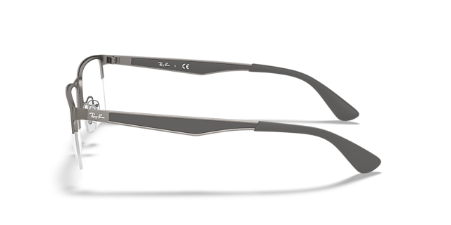 RB6335 Gunmetal MetalEyeglass Frames for Glasses Direct, Side View