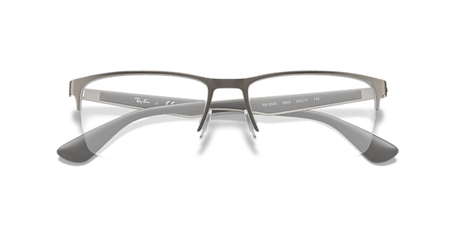 RB6335 Gunmetal MetalEyeglass Frames for Glasses Direct, Closed View