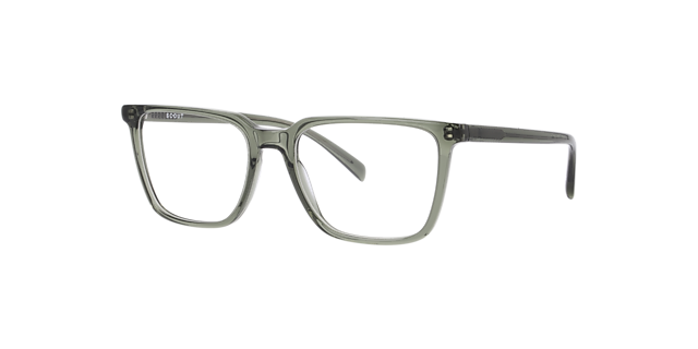 Mitchell Crystal Green AcetateEyeglass Frames for Glasses Direct, Angle View