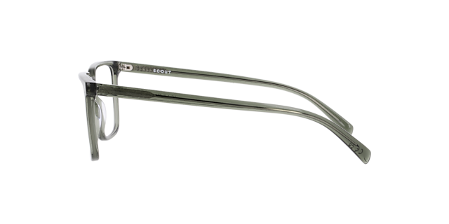 Mitchell Crystal Green AcetateEyeglass Frames for Glasses Direct, Side View