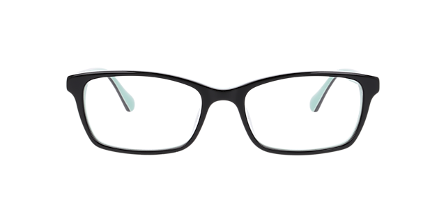 Ks Jackeline 2 Black Green AcetateEyeglass Frames for Glasses Direct, Front View