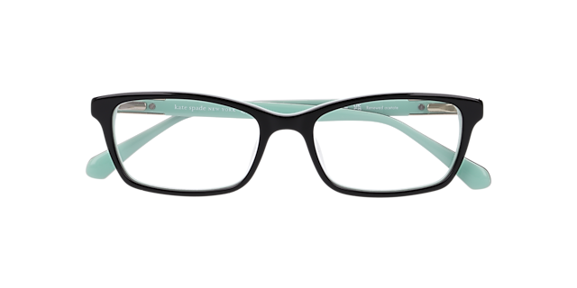 Ks Jackeline 2 Black Green AcetateEyeglass Frames for Glasses Direct, Closed View