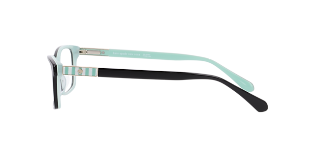 Ks Jackeline 2 Black Green AcetateEyeglass Frames for Glasses Direct, Side View