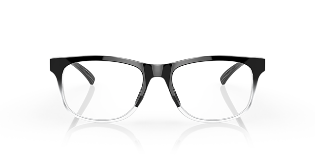 Leadline Polished Black Fade PlasticEyeglass Frames for Glasses Direct, Front View