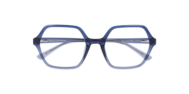 Molly Gradient Blue PlasticEyeglass Frames for Glasses Direct, Closed View