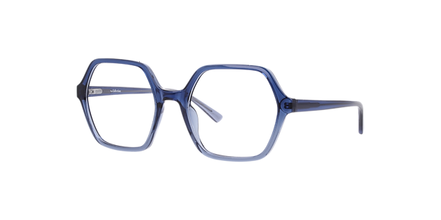 Molly Gradient Blue PlasticEyeglass Frames for Glasses Direct, Angle View