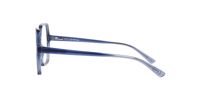 Molly Gradient Blue PlasticEyeglass Frames for Glasses Direct, Side View