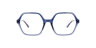 Molly Gradient Blue PlasticEyeglass Frames for Glasses Direct, Front View