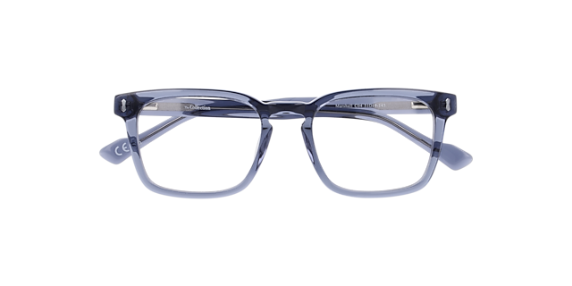 Marshall Crystal Blue AcetateEyeglass Frames for Glasses Direct, Closed View