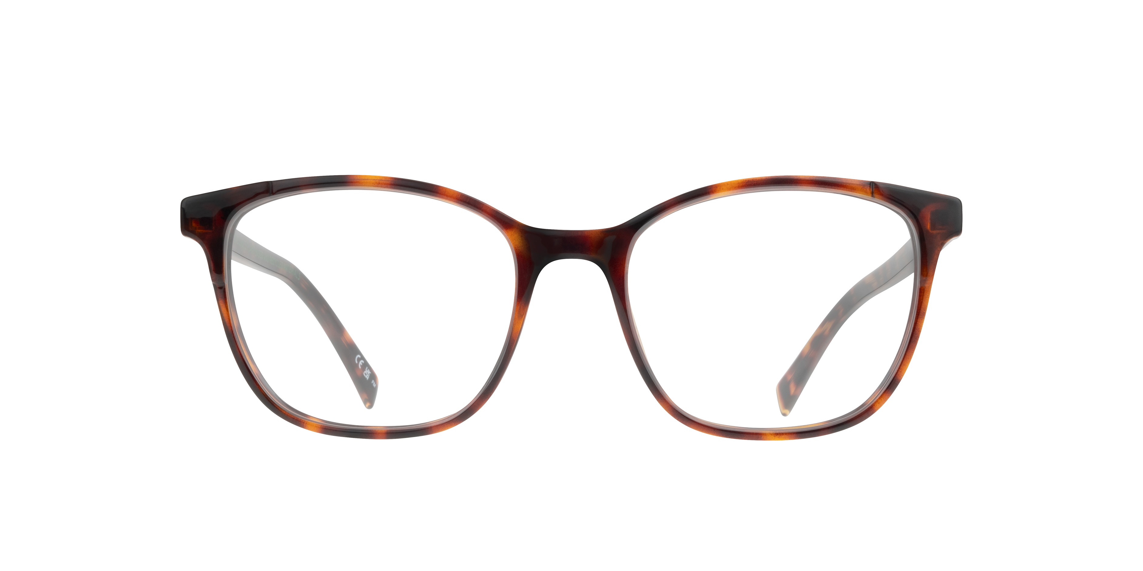 LV 1053 Tortoise PlasticEyeglass Frames for Glasses Direct, Front View