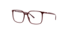 Mia Burgundy PlasticEyeglass Frames for Glasses Direct, Angle View