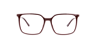 Mia Burgundy PlasticEyeglass Frames for Glasses Direct, Front View