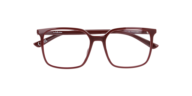 Mia Burgundy PlasticEyeglass Frames for Glasses Direct, Closed View