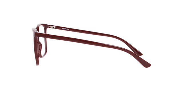 Mia Burgundy PlasticEyeglass Frames for Glasses Direct, Side View
