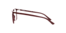 Mia Burgundy PlasticEyeglass Frames for Glasses Direct, Side View