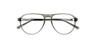 Marcus Crystal Green AcetateEyeglass Frames for Glasses Direct, Closed View