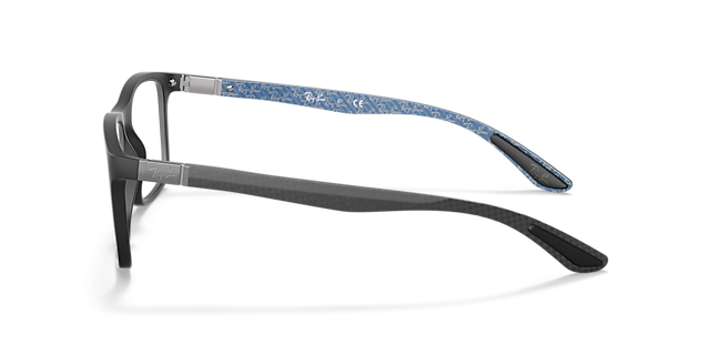 RB8908 Black PlasticEyeglass Frames for Glasses Direct, Side View