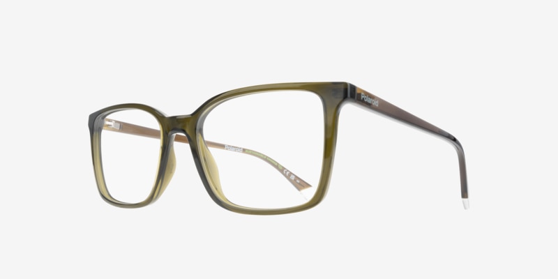 Glasses Direct ™ -PLD D499 Rectangle Green Glasses for Men