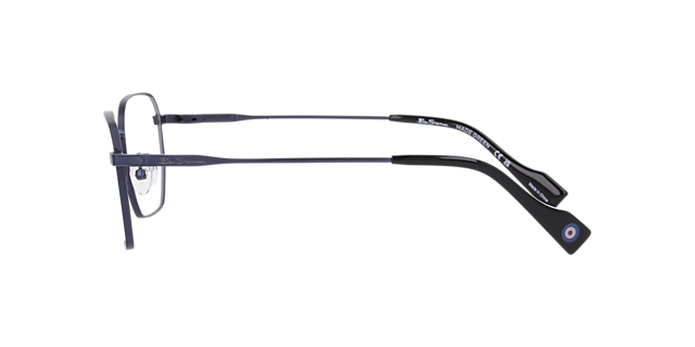 Bsmain Blue MetalEyeglass Frames for Glasses Direct, Side View
