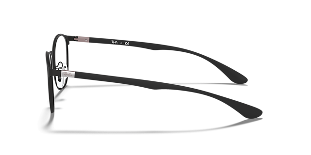 RB6355 Black MetalEyeglass Frames for Glasses Direct, Side View