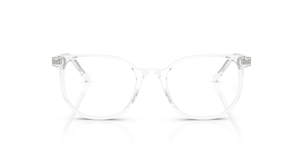Ray-Ban Unisex Transparent Irregular Acetate Eyeglasses Online - Full Rim - Rb5397