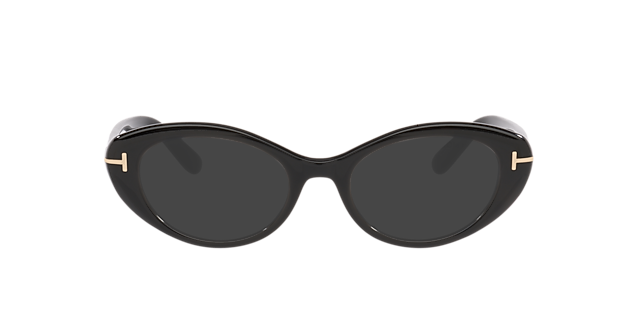 FT6092-B Black Shiny AcetateEyeglass Frames for Glasses Direct, with Tinted Lenses