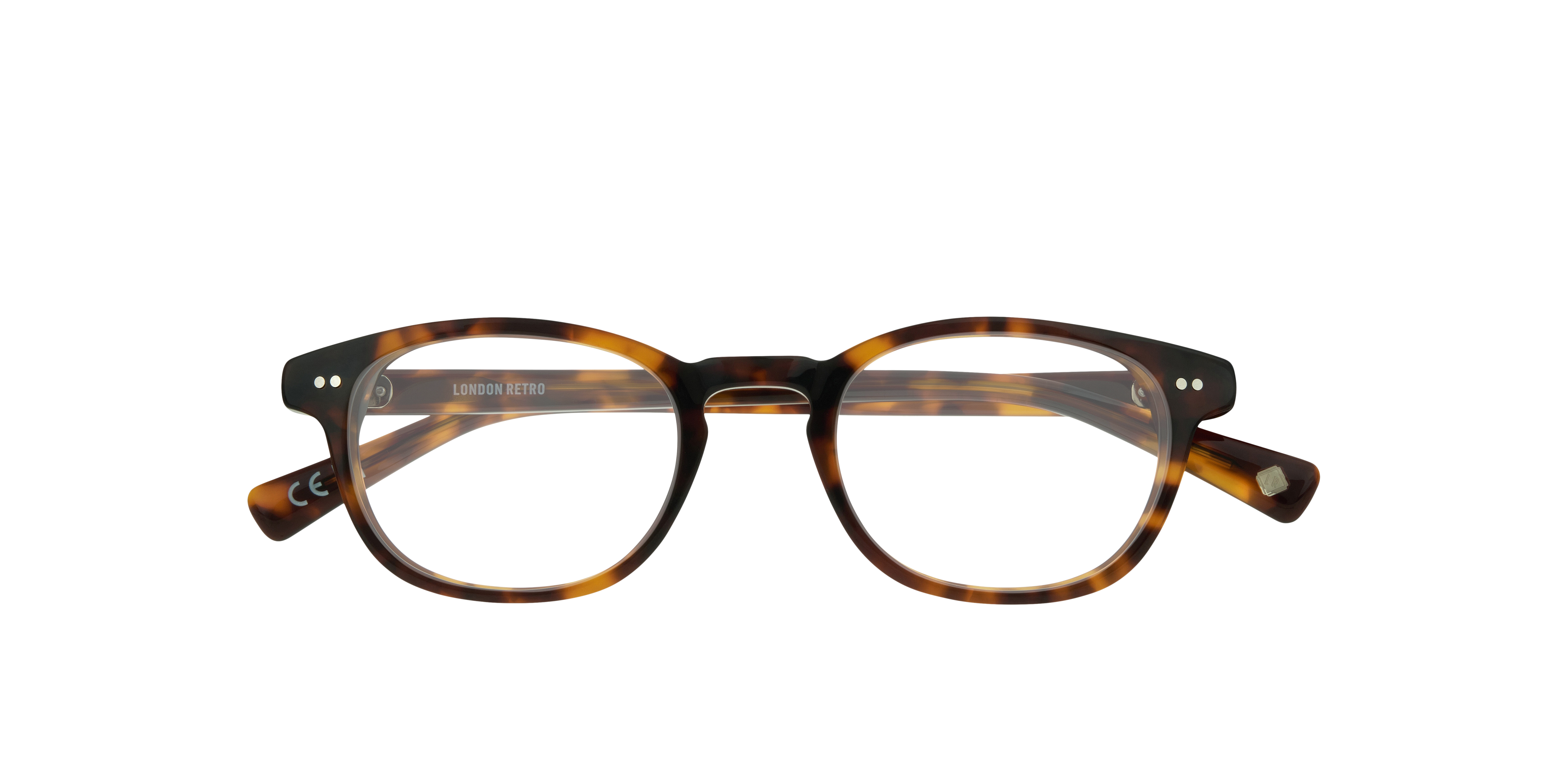 Walt Havana AcetateEyeglass Frames for Glasses Direct, Closed View
