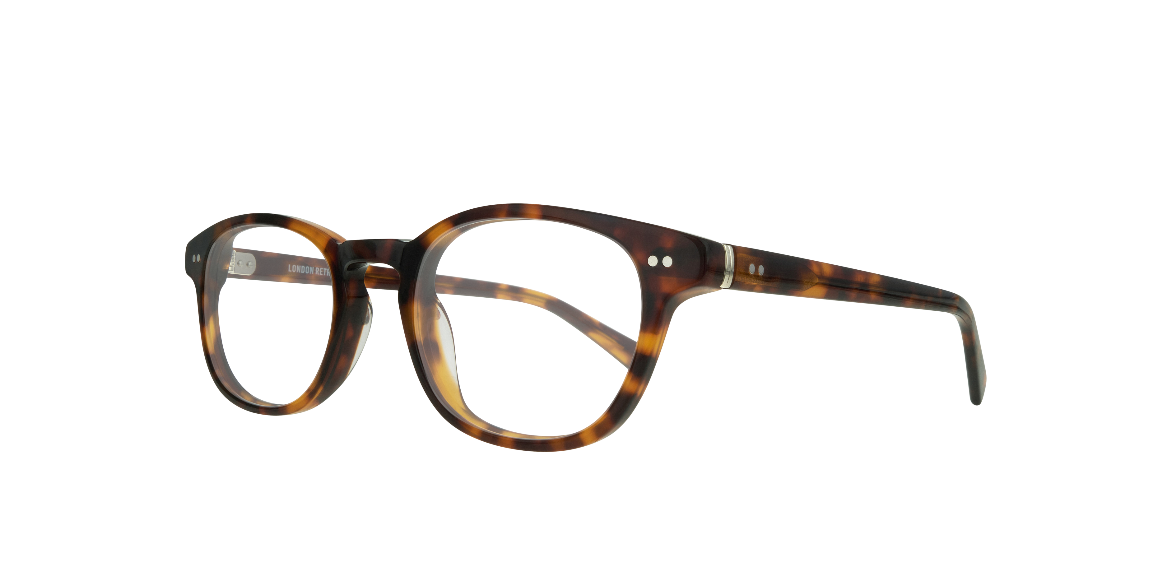 Walt Havana AcetateEyeglass Frames for Glasses Direct, Angle View