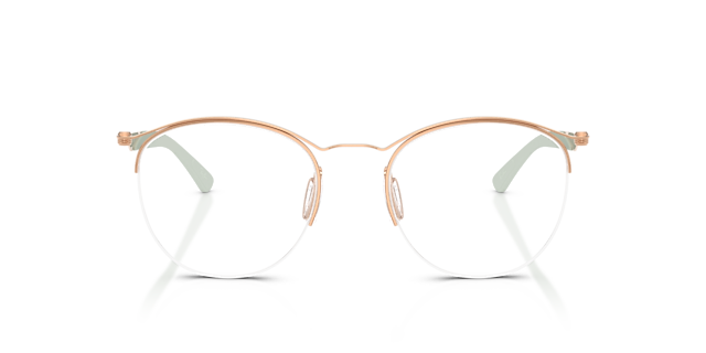 RB7553 Optics Rose Gold MetalEyeglass Frames for Glasses Direct, Front View