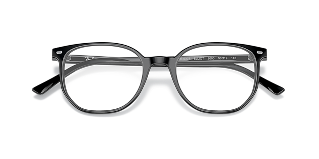 RB5397 Black AcetateEyeglass Frames for Glasses Direct, Closed View