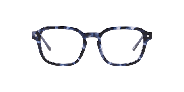 Milan Havana Blue AcetateEyeglass Frames for Glasses Direct, Front View