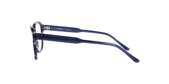 Milan Havana Blue AcetateEyeglass Frames for Glasses Direct, Side View