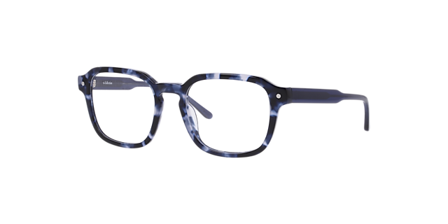 Milan Havana Blue AcetateEyeglass Frames for Glasses Direct, Angle View