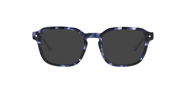 Milan Havana Blue AcetateEyeglass Frames for Glasses Direct, with Tinted Lenses