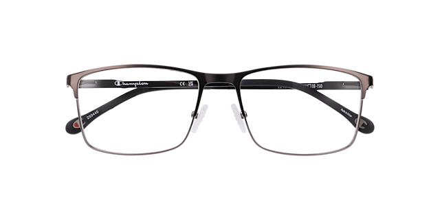 Cu4015 Gunmetal MetalEyeglass Frames for Glasses Direct, Closed View