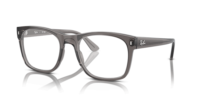 RB7228 Opal Dark Grey PlasticSunglass Frames for Glasses Direct, Angle View