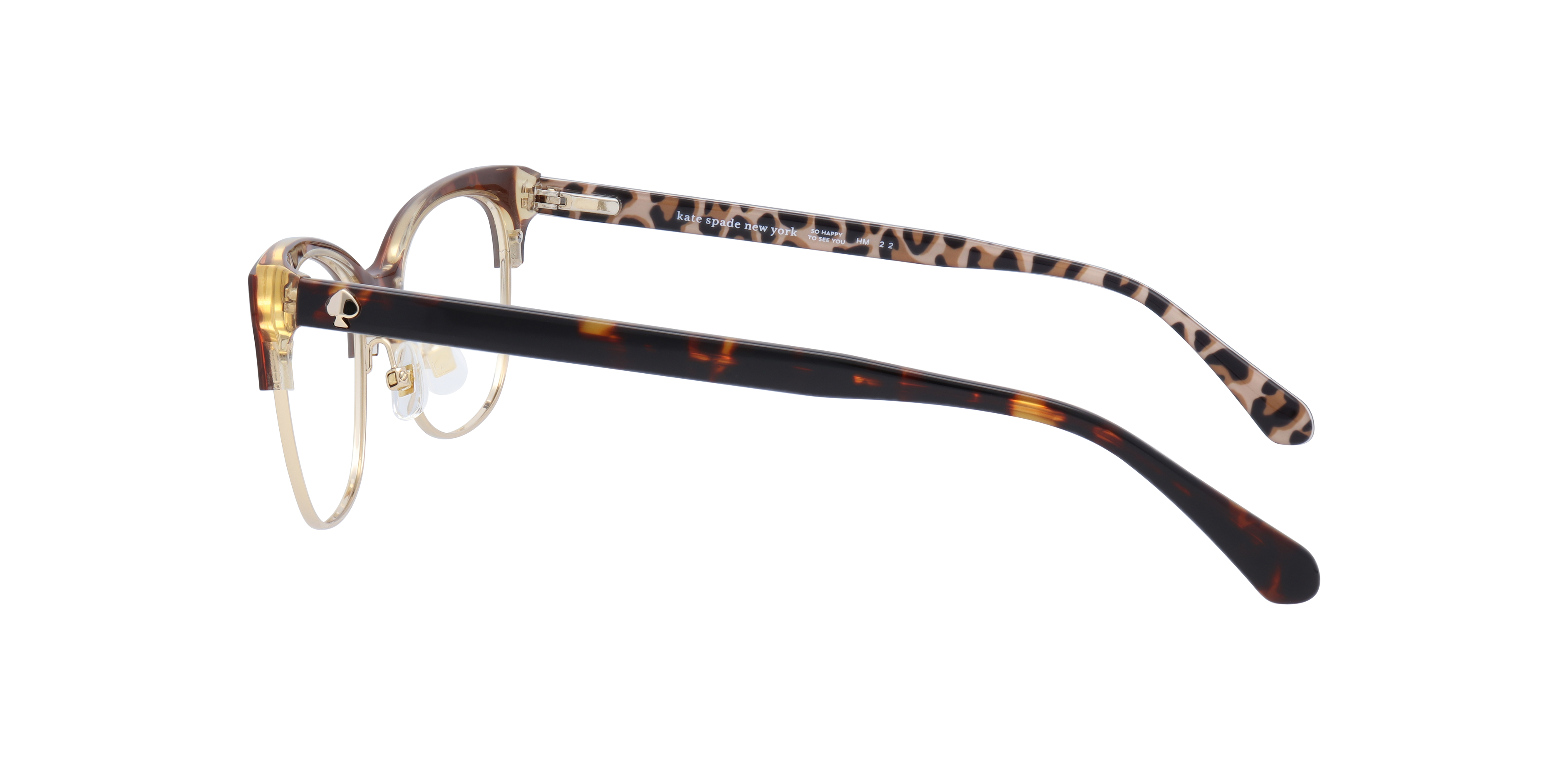 Muriel/G Tortoise AcetateEyeglass Frames for Glasses Direct, Side View