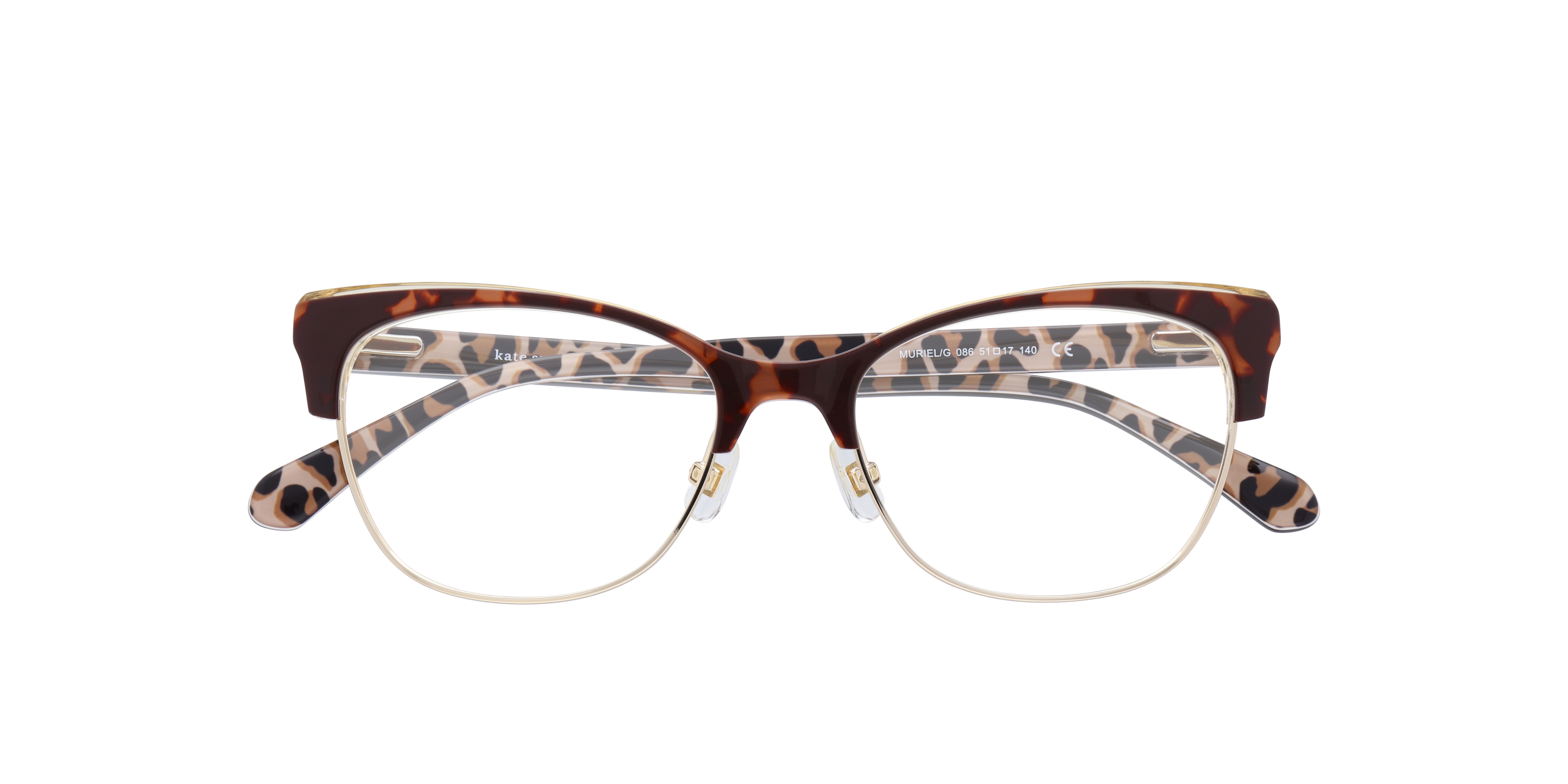 Muriel/G Tortoise AcetateEyeglass Frames for Glasses Direct, Closed View