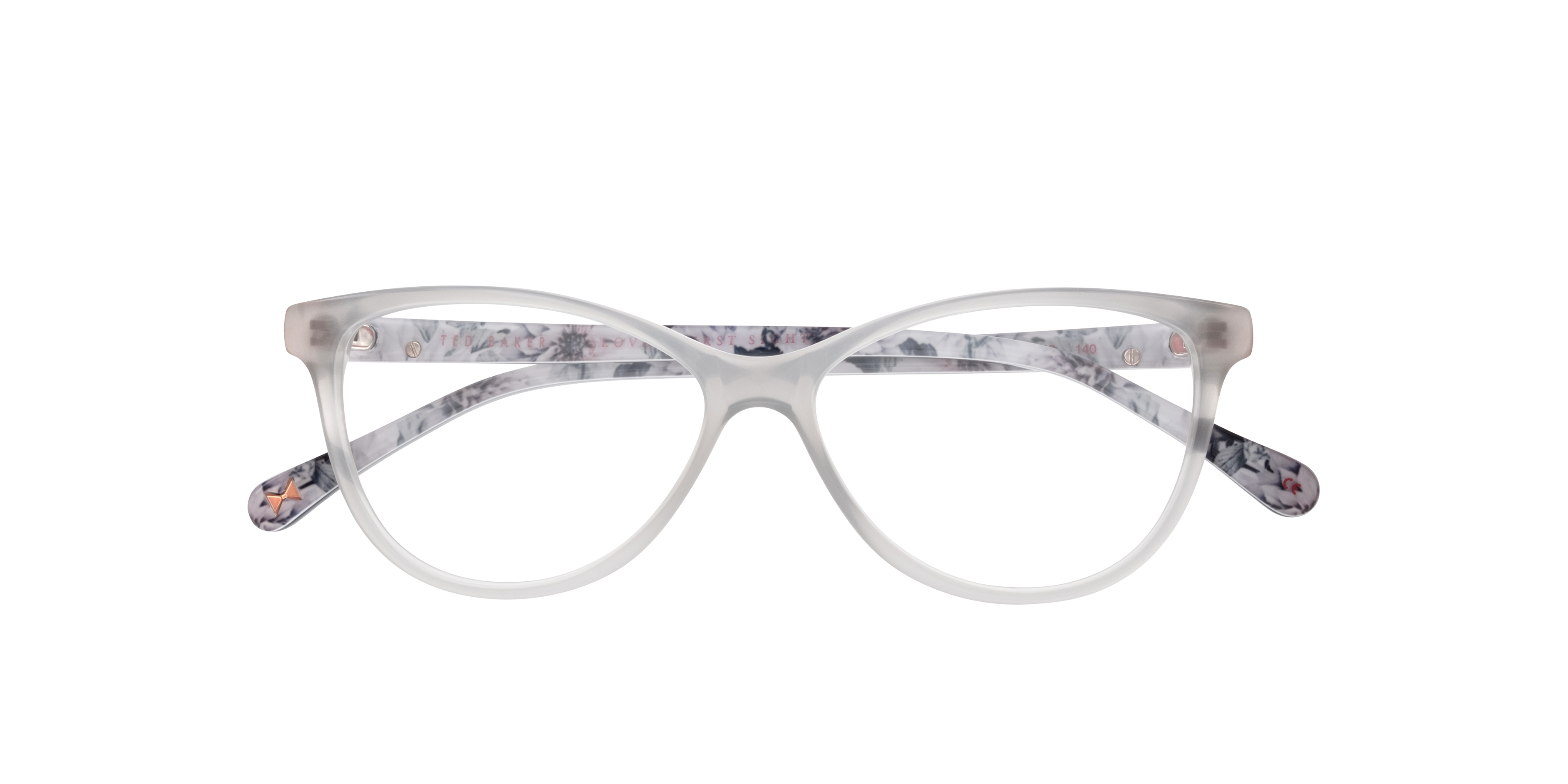 TB9206 Grey AcetateEyeglass Frames for Glasses Direct, Closed View