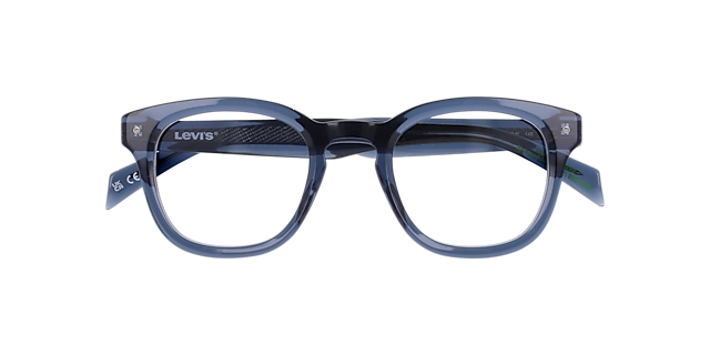 LV 5088 Blue AcetateEyeglass Frames for Glasses Direct, Closed View
