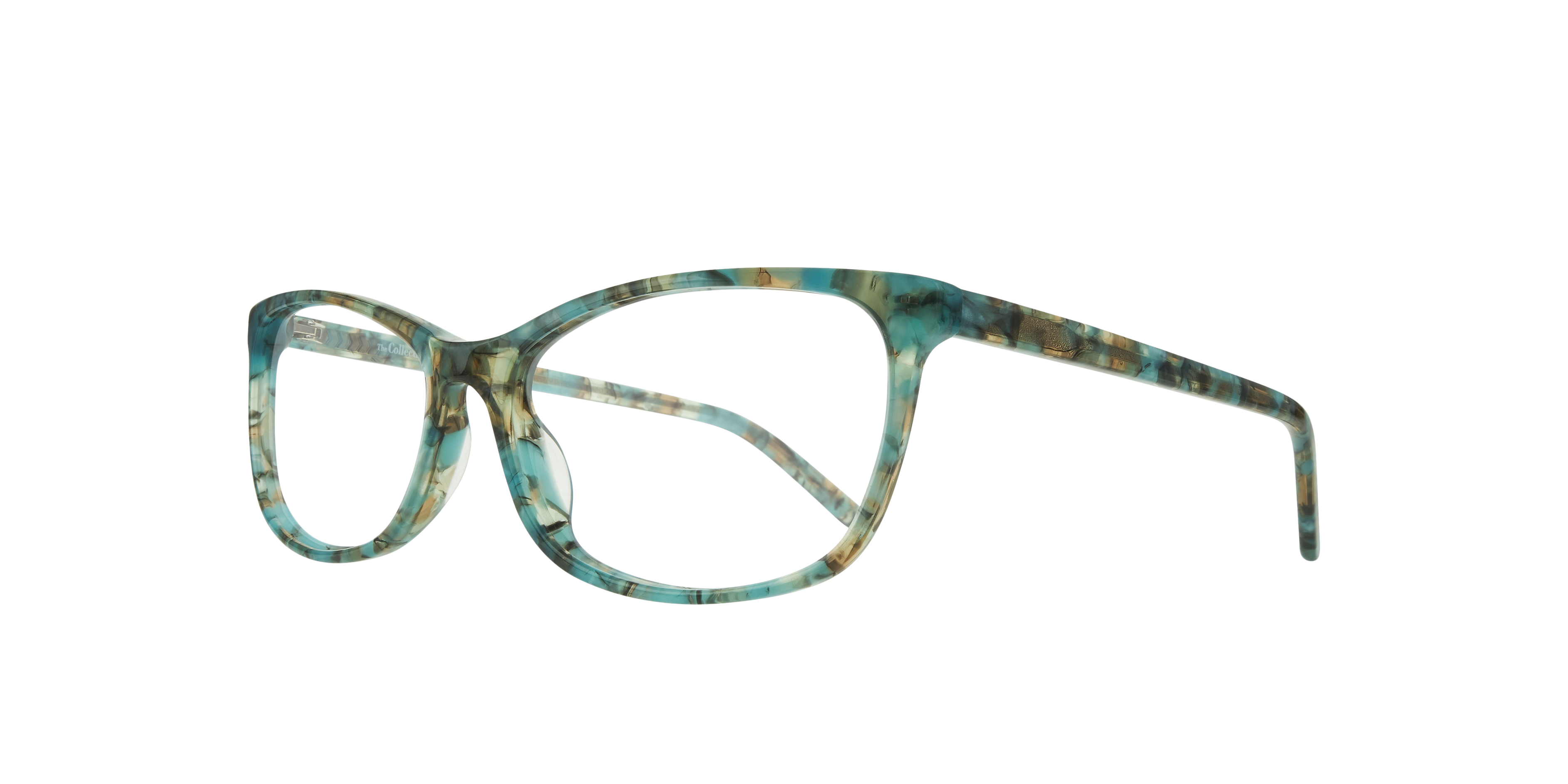 Ella Seaglass Sands AcetateEyeglass Frames for Glasses Direct, Angle View