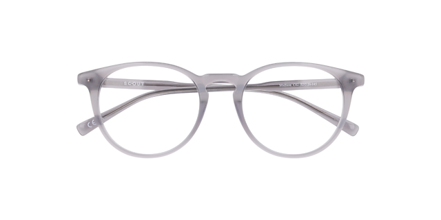 Madison Milky Grey AcetateEyeglass Frames for Glasses Direct, Closed View