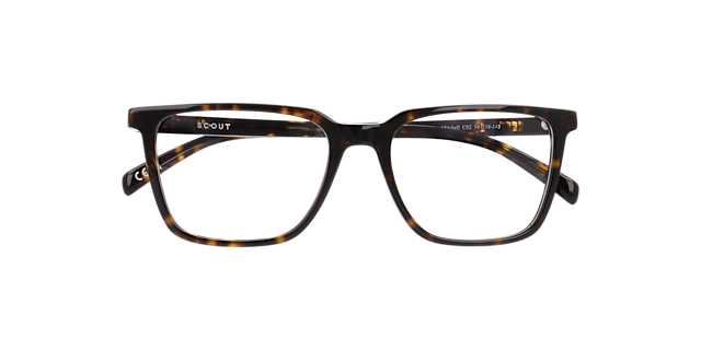 Mitchell Havana Brown AcetateEyeglass Frames for Glasses Direct, Closed View