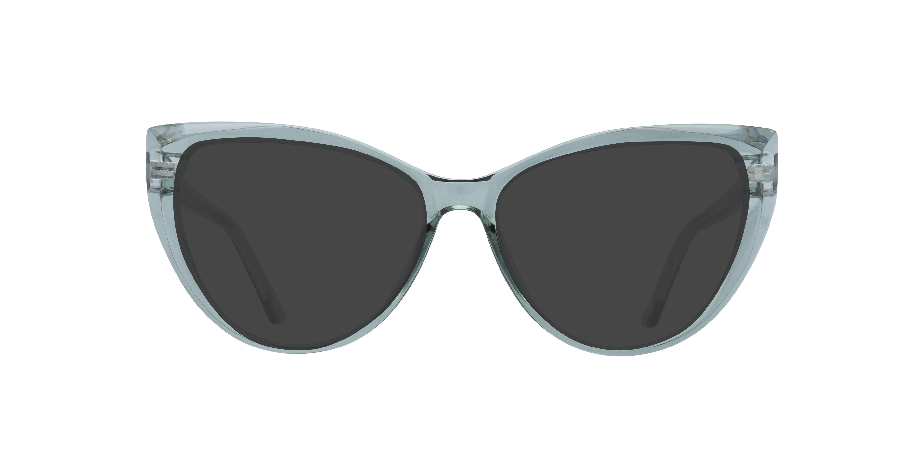 Freya Crystal & Light Green PlasticEyeglass Frames for Glasses Direct, with Tinted Lenses