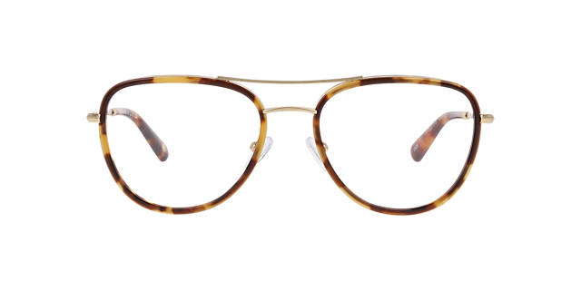 Northolt Havana Brown On Gold MetalEyeglass Frames for Glasses Direct, Front View