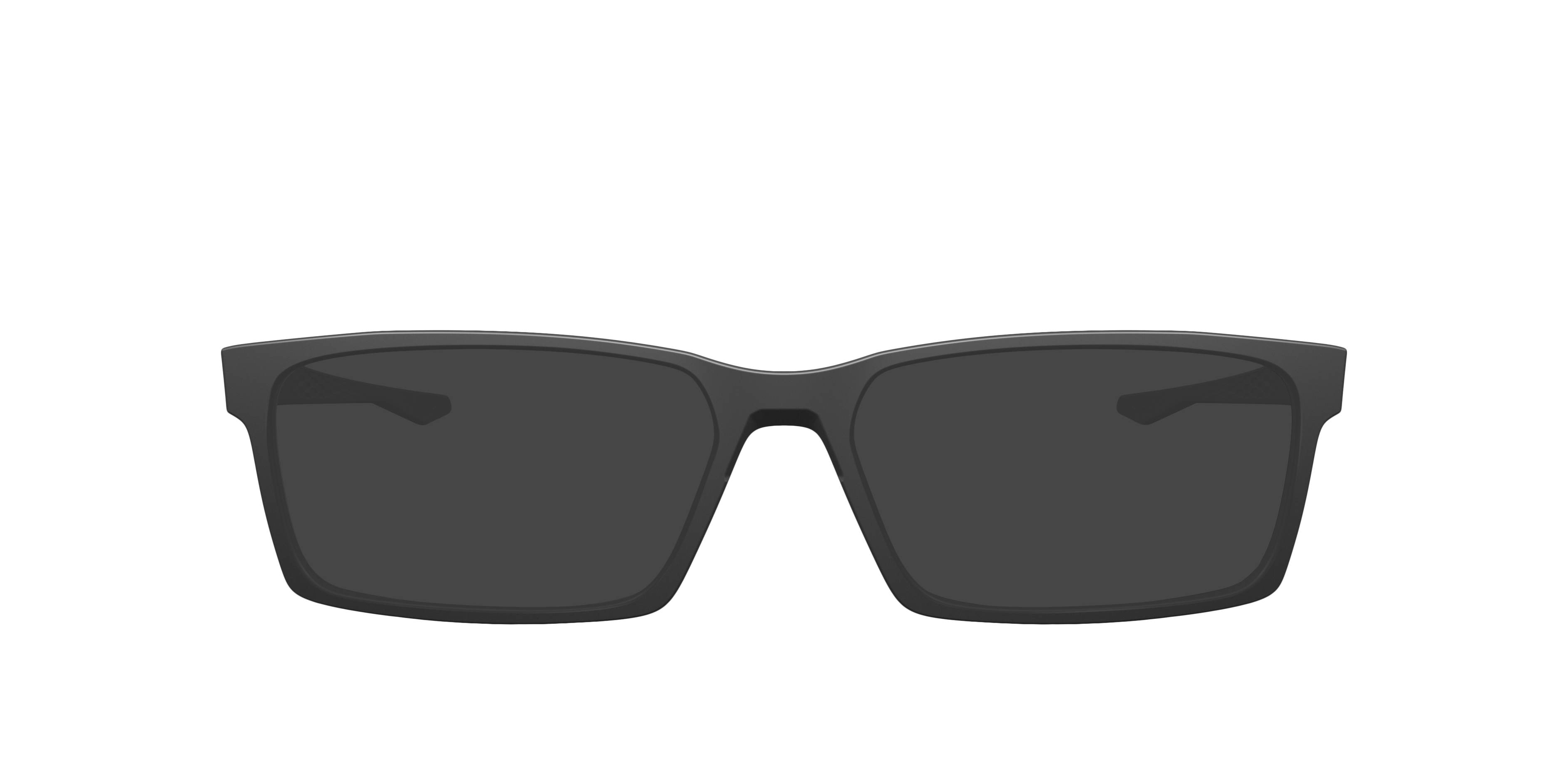 Overhead Satin Black PlasticEyeglass Frames for Glasses Direct, with Tinted Lenses